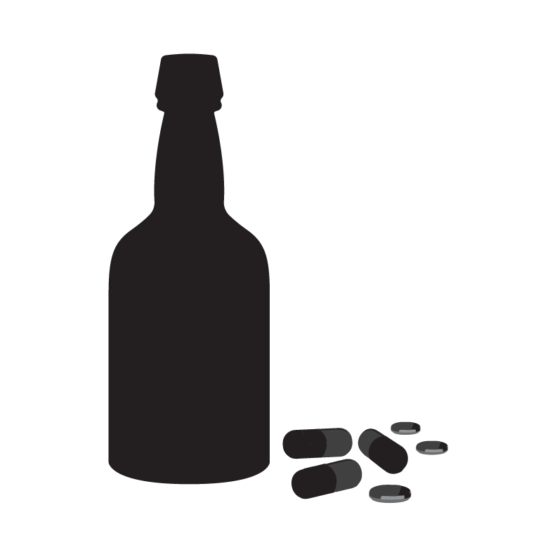 Alcohol with pills 