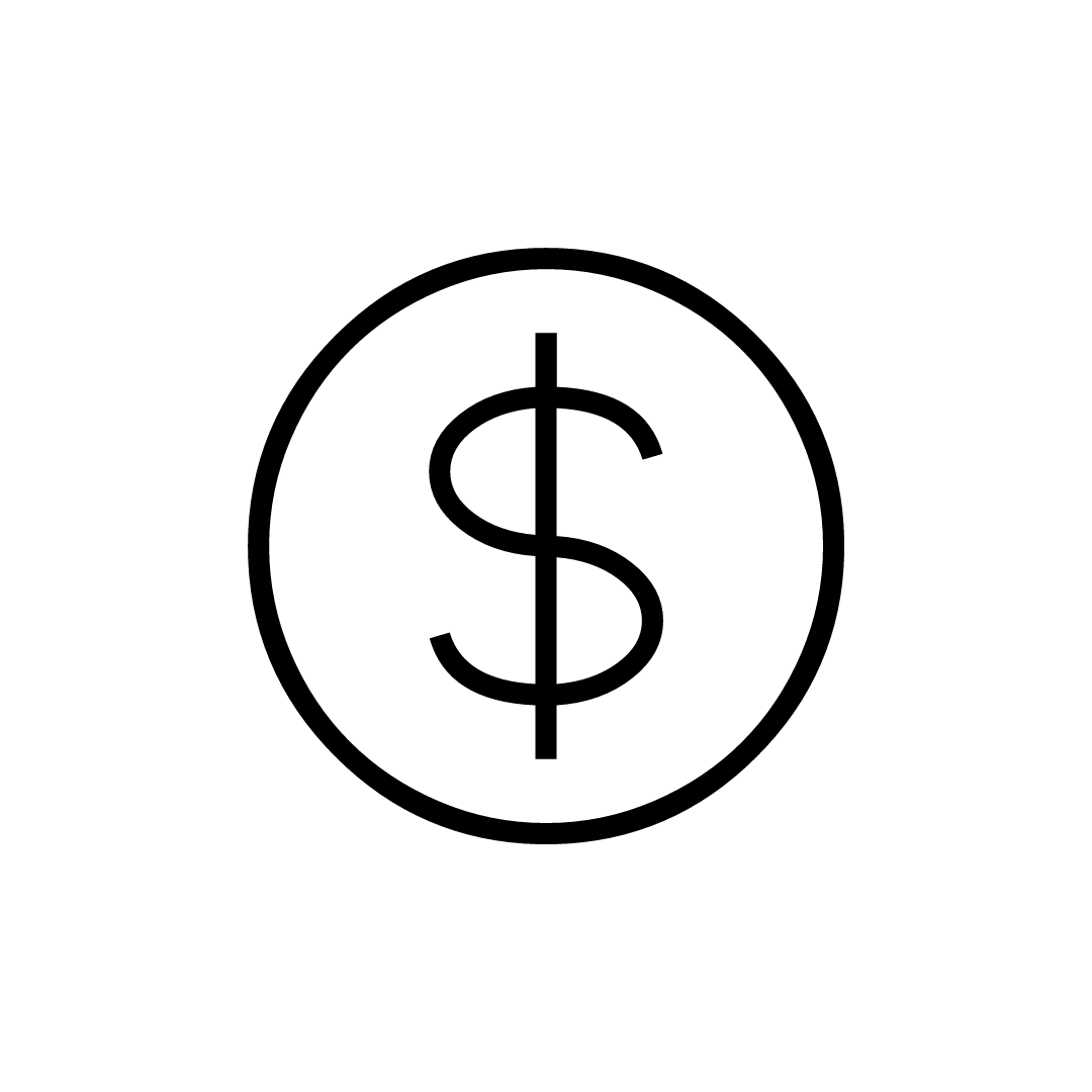 Dollar bill sign